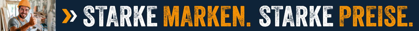 Letwork Banner mit Webespruch für starke Marken und starke Preise