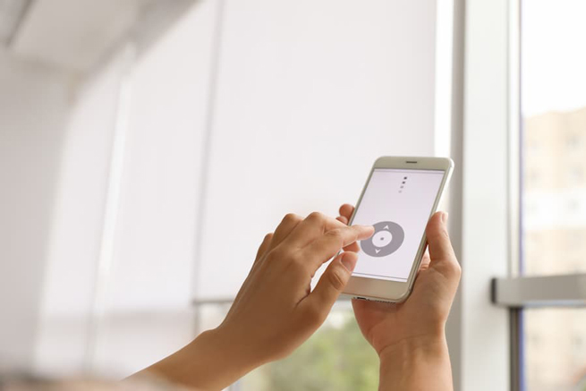Steuerung von Smart Glas Intelligentem Glas mit einerm Smartphone
