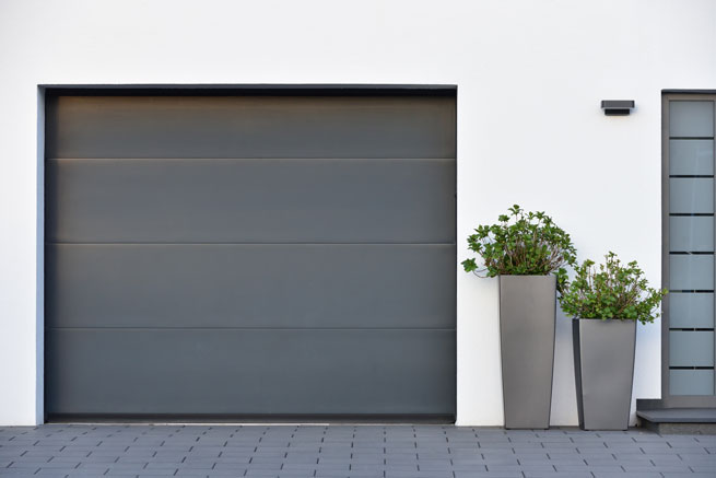 Frontalansicht Garage
