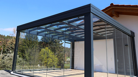 Vitrage pour terrasses