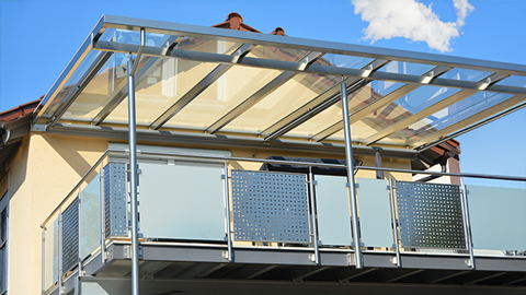 Konstruktiver Schutz der Terrassenüberdachung