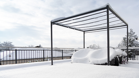 Schneelast und Windlast bei Terrassenüberdachungen