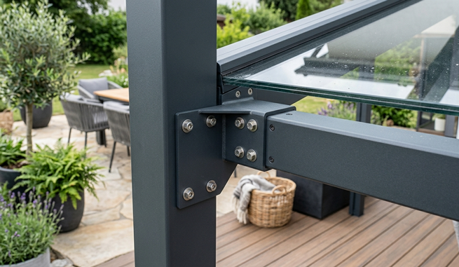 Terrassenüberdachung aus Aluminum