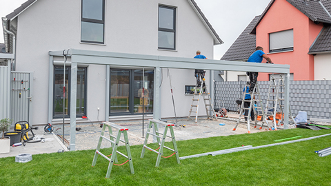 Terrassenüberdachung selbst bauen