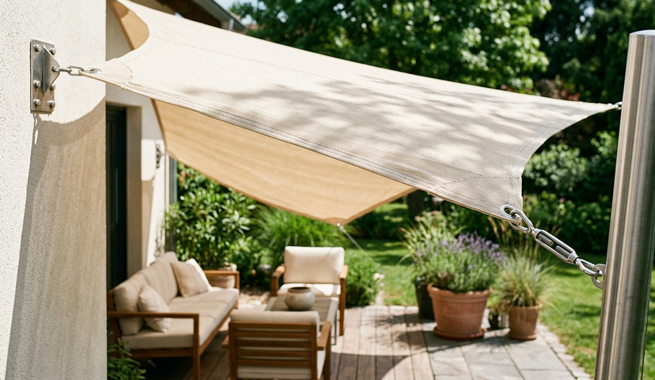Sonnensegel Terrassenüberdachung