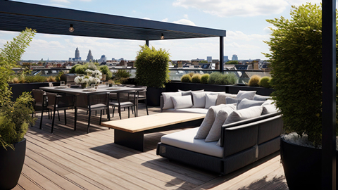 Combien coûte un abri de terrasse moderne