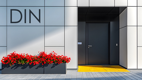 Réglementations de porte d’entrée et normes DIN