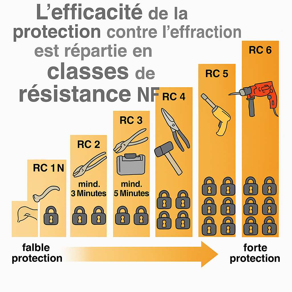 Image d'information sur les classes de résistance et leur efficacité