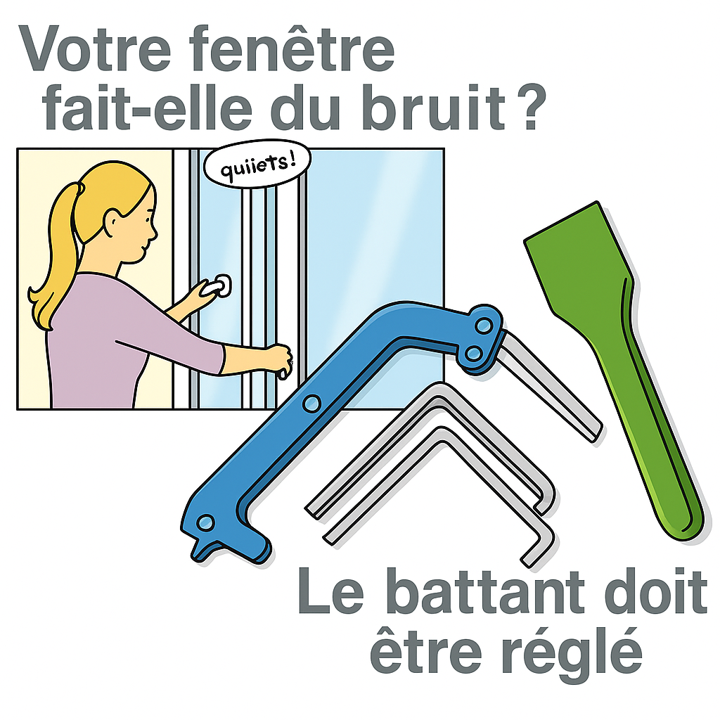 Infobild Mach ihr Fenster Geräusche