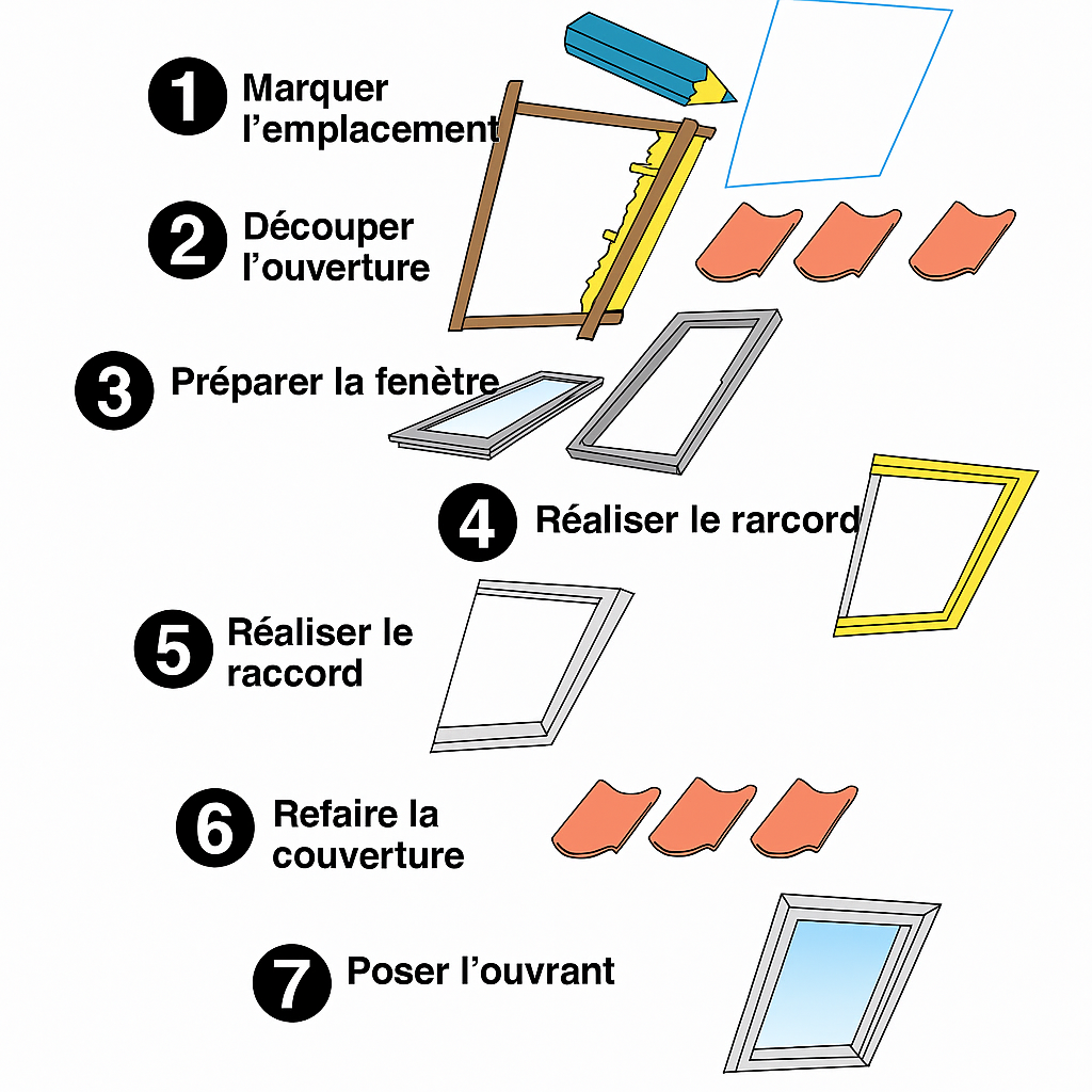Image d'information Que faut-il faire lors de l'installation d'une fenêtre de toit