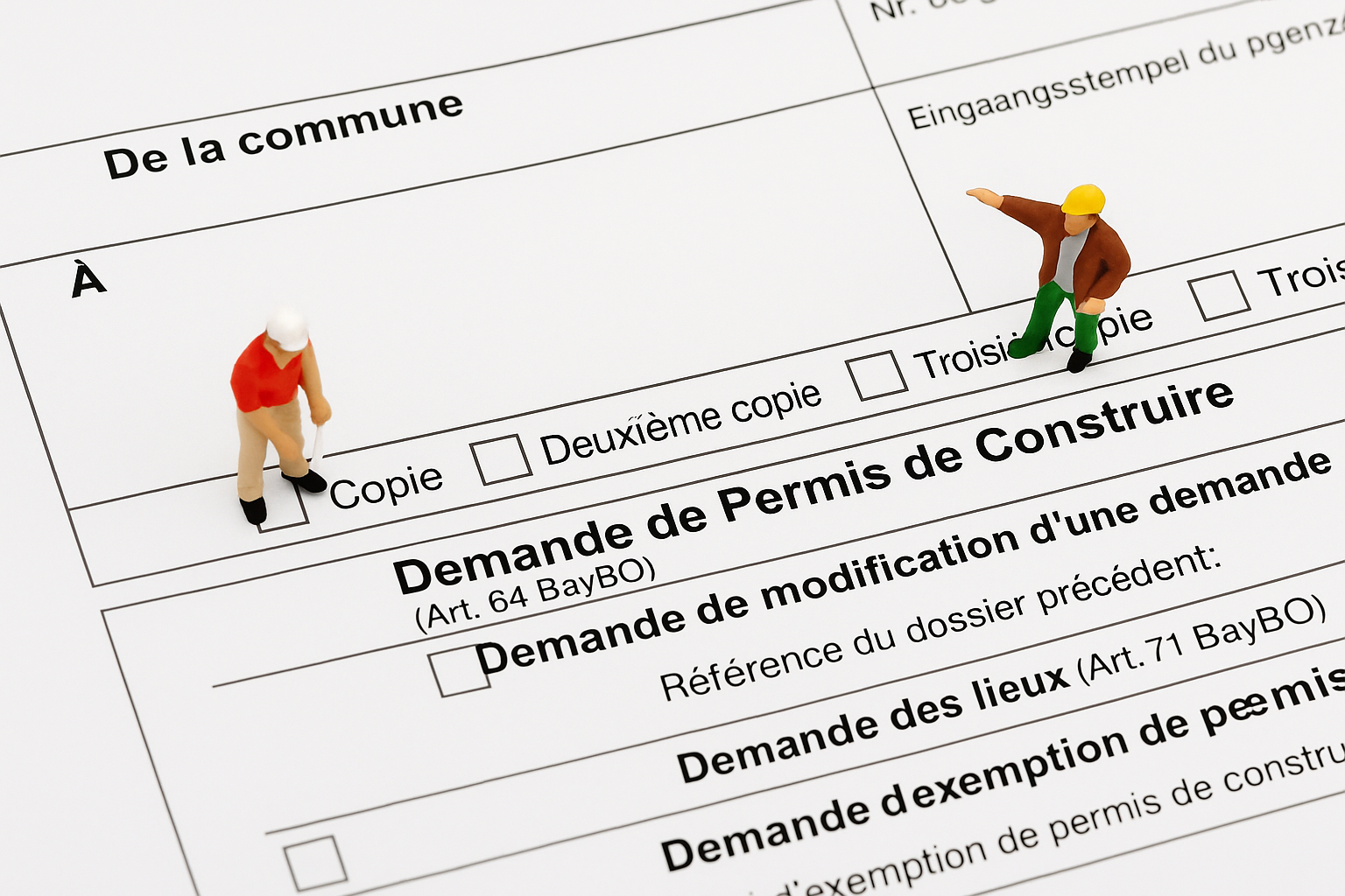 Image symbolique Un permis de construire est-il nécessaire