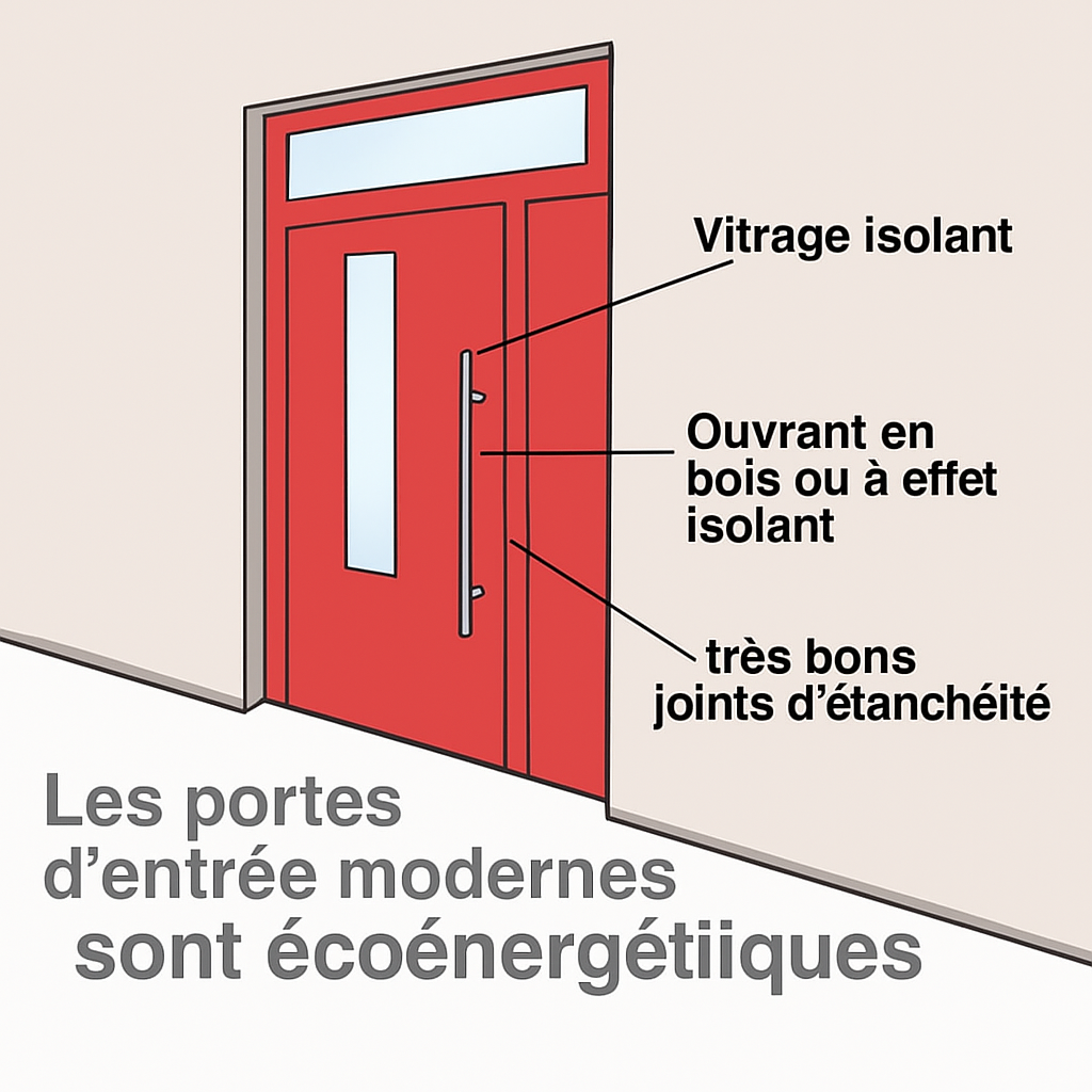 Image d'information : Les portes d’entrée modernes sont écoénergétiques