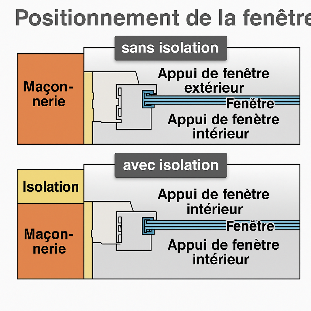 Image d'information sur la position de la fenêtre