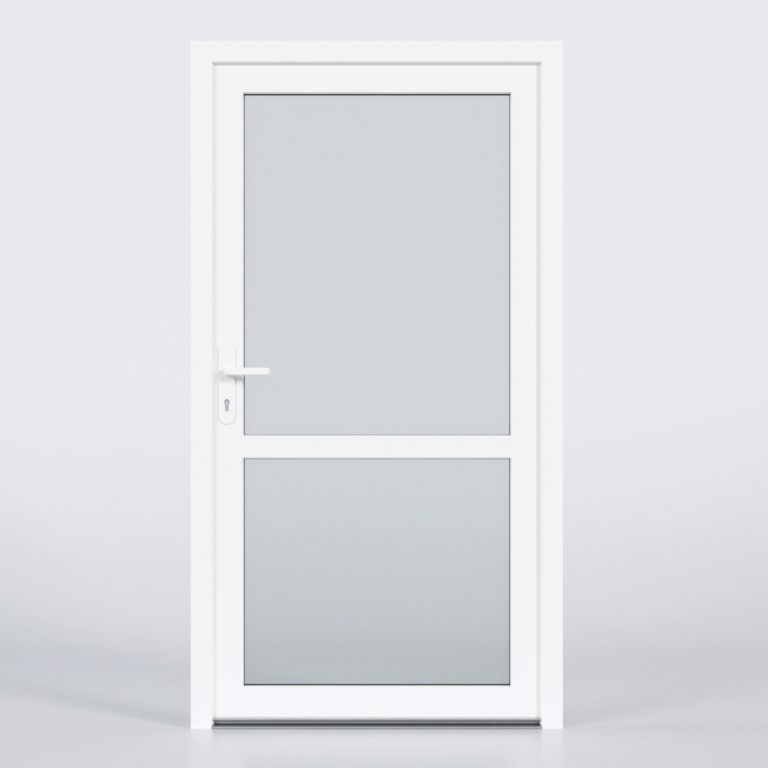 Nebeneingangstür aus Kunststoff im Design N20