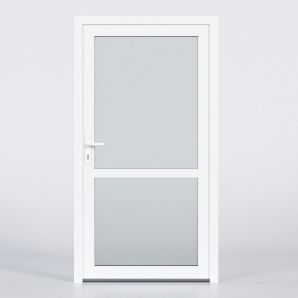 Nebeneingangstür aus Kunststoff im Design N20