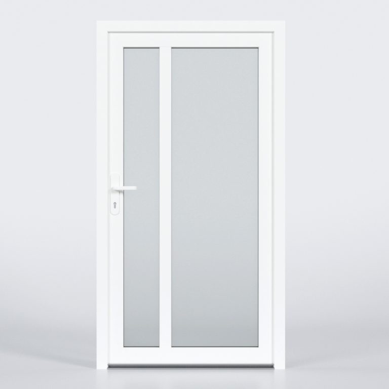 Nebeneingangstür aus Kunststoff im Design N30