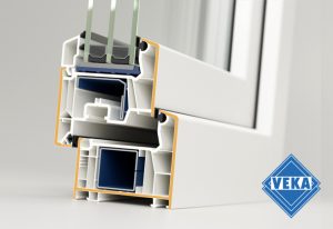 Fenêtre PVC VEKA Softline 76 AD avec épaisseur de paroi de 3 mm