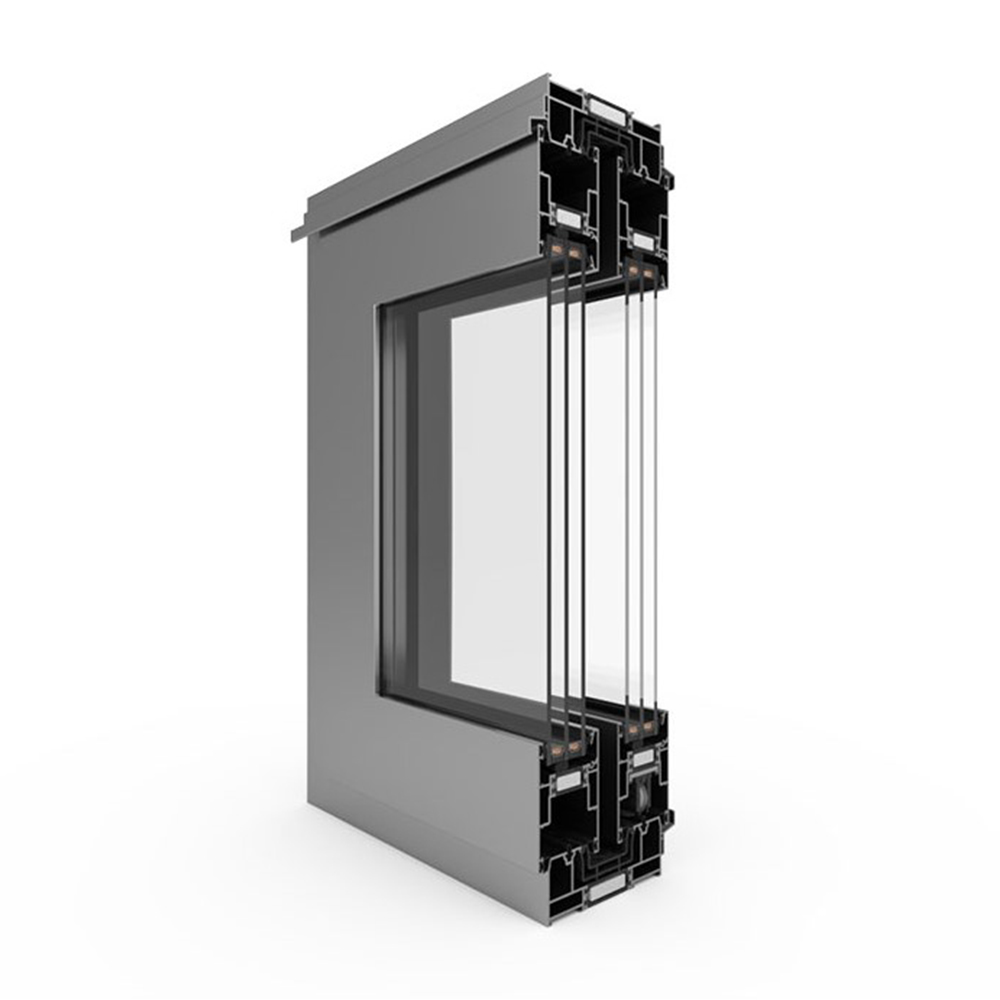 Baie levante-coulissante en aluminium Aluprof MB-59 HS avec triple vitrage
