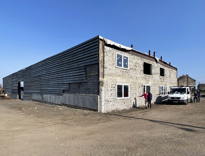 Ancien Constructcenter avant l'installation des nouveaux éléments