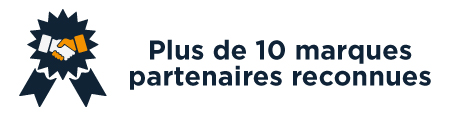 Letwork collabore avec plus de 10 partenaires de marques éprouvées