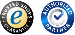 Trustlogos Letwork avec label de qualité Trusted Shops, logo partenaire autorisé TÜV et logo de garantie du meilleur prix